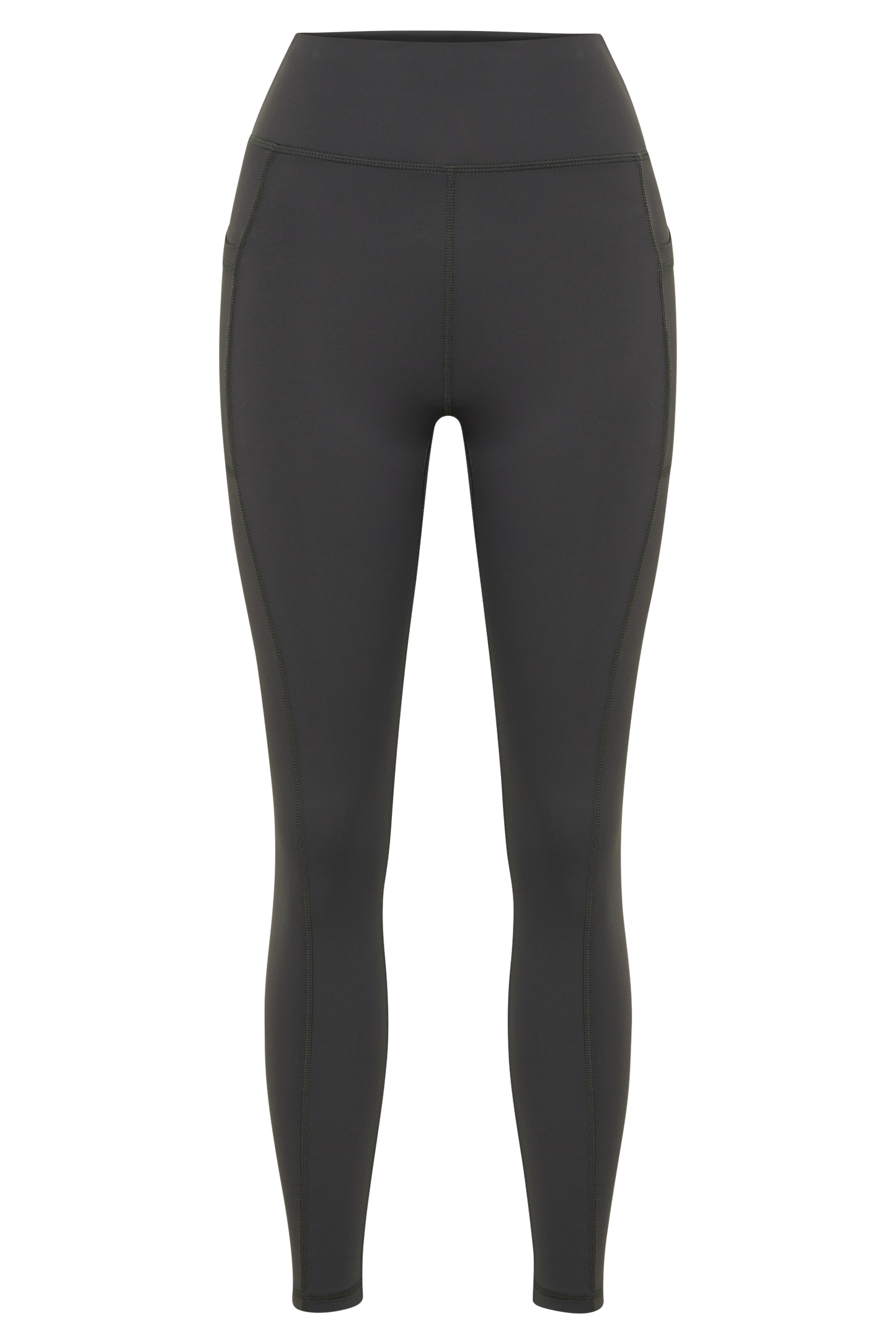 Briar V Back Leggings With Pockets - Charcoal