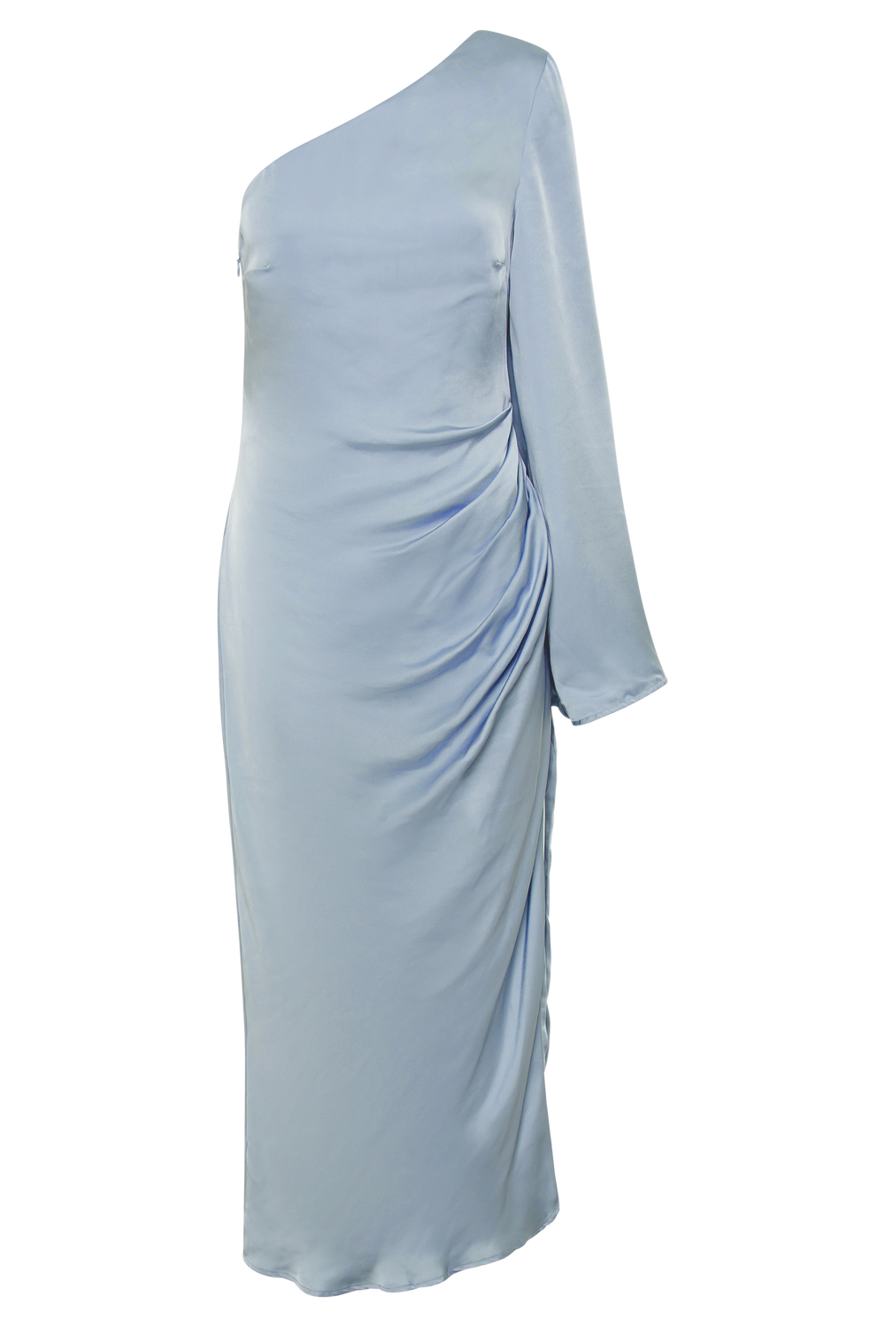 Nyomi One Shoulder Maxi Dress - Ice Blue