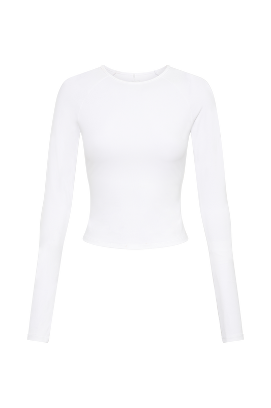 Venus Long Sleeve Top - White