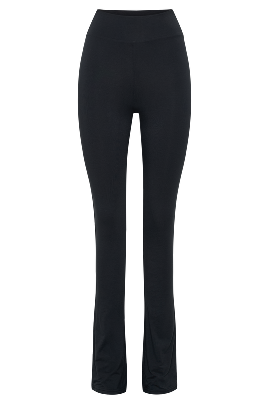 Sabrina Modal Straight Leg Pant - Black