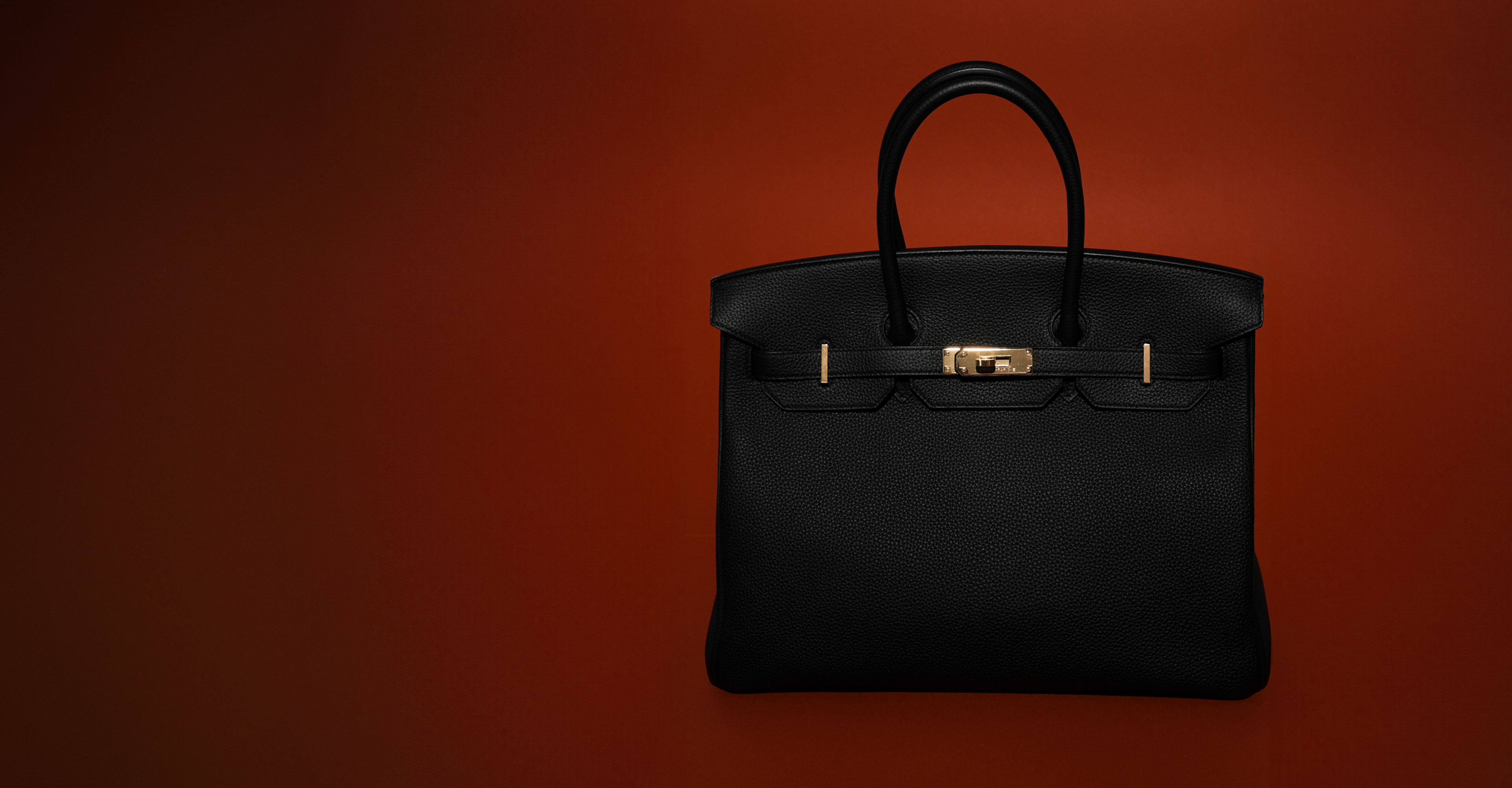 Image of black vintage Birkin.