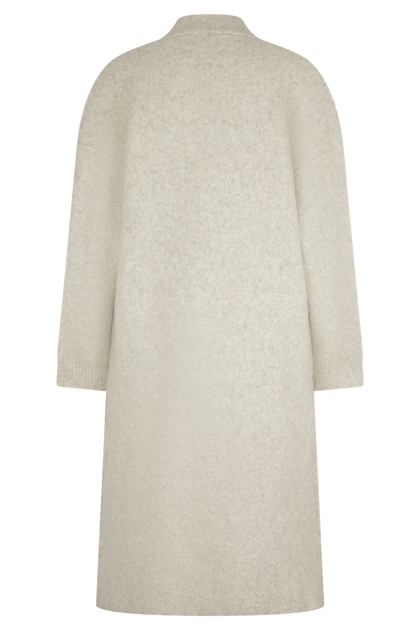 Benson Maxi Knit Cardigan - Cream Marle