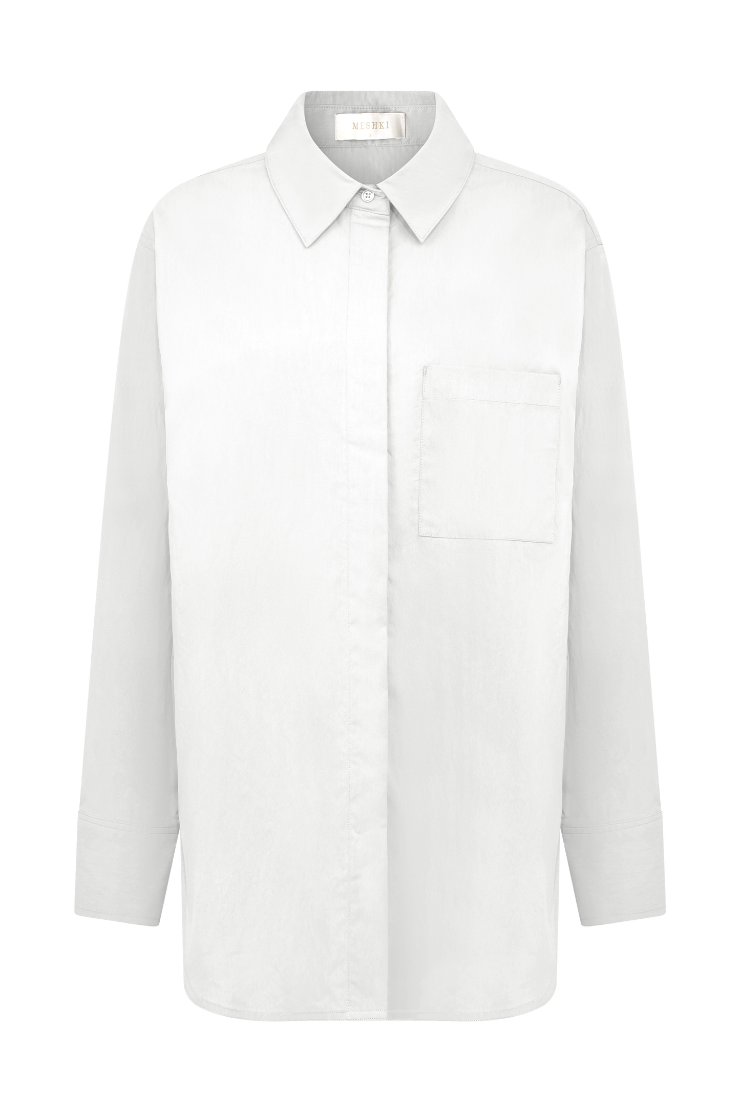 Campbell Cotton Oversized Shirt - White