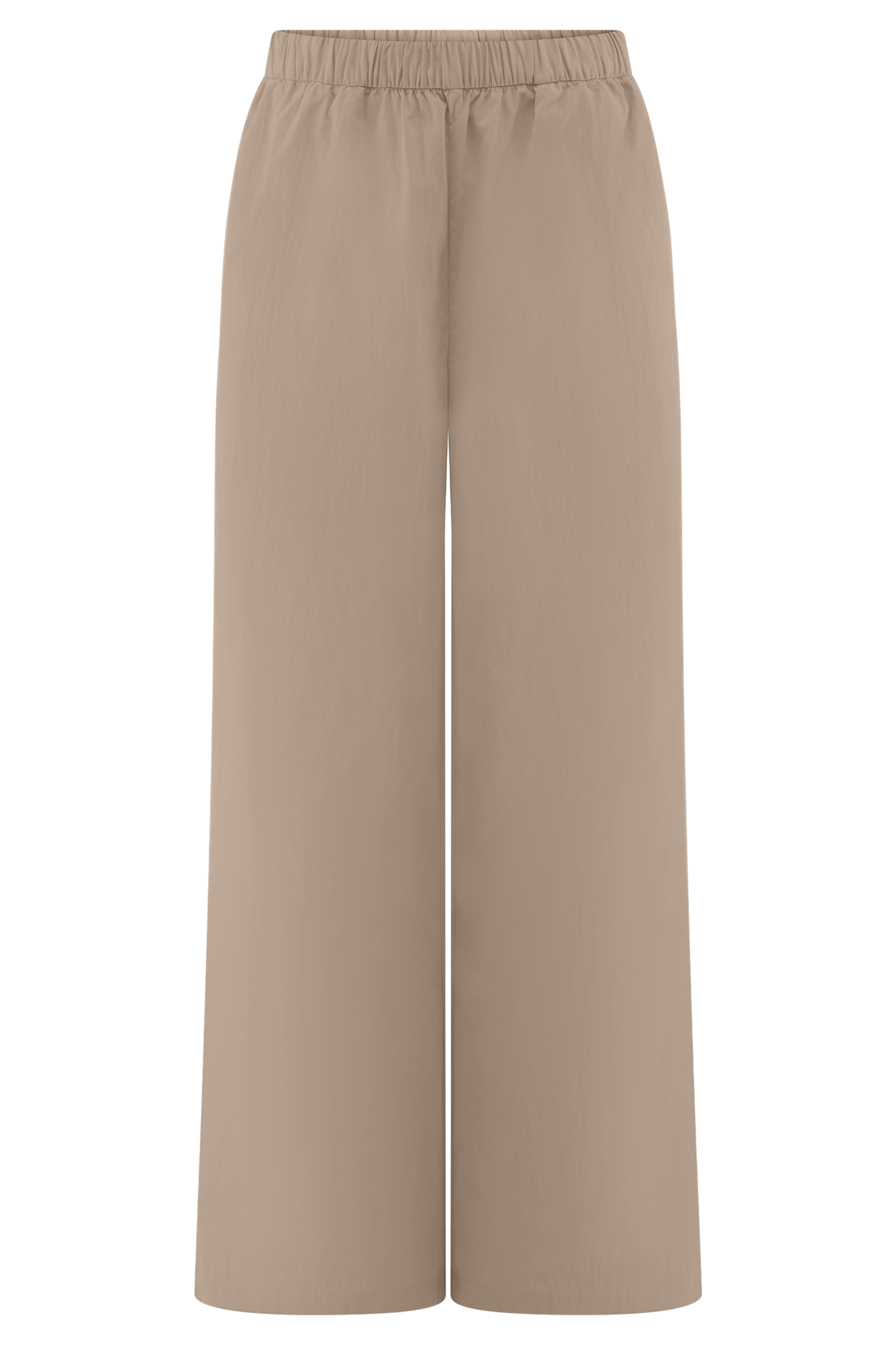 Campbell Cotton Wide Leg Pants - Sand