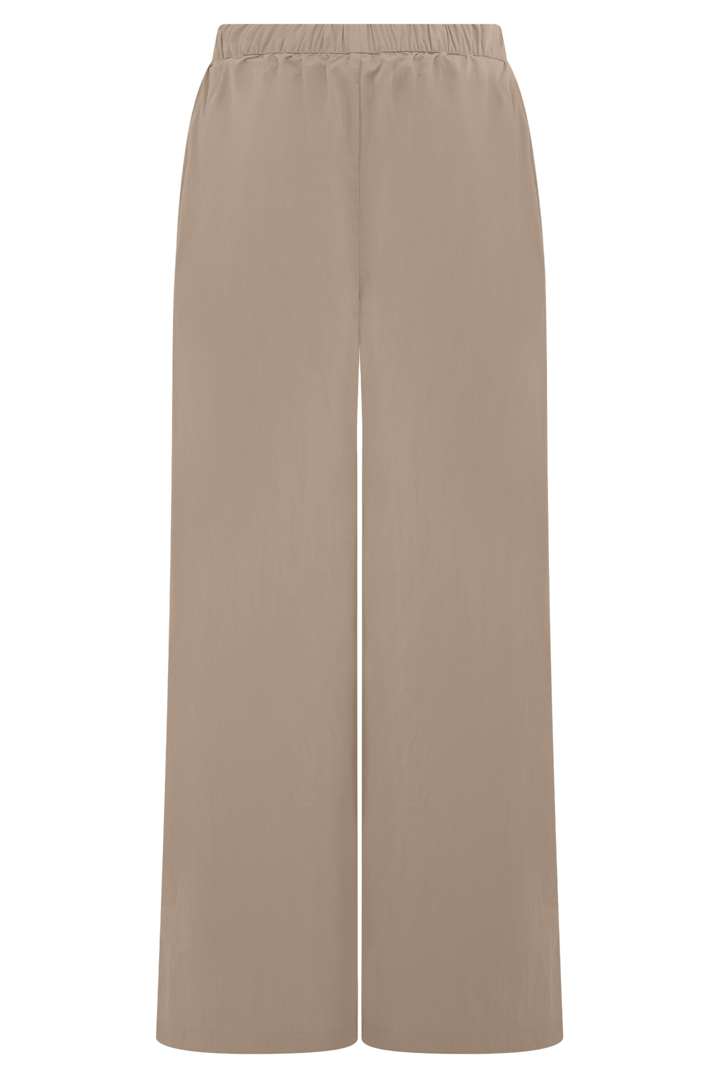 Campbell Cotton Wide Leg Pants - Sand