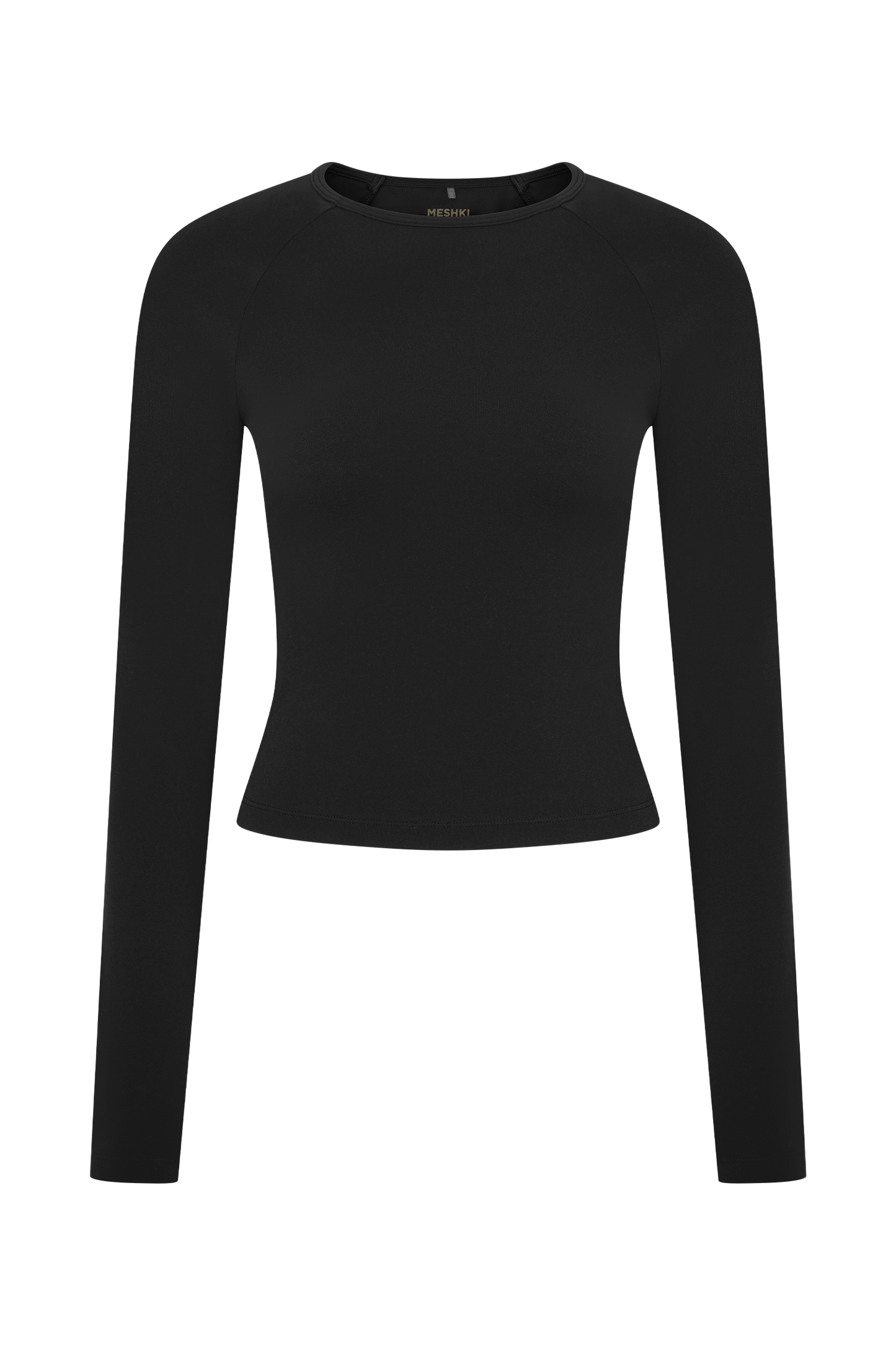 Eliana Long Sleeve Active Top - Black