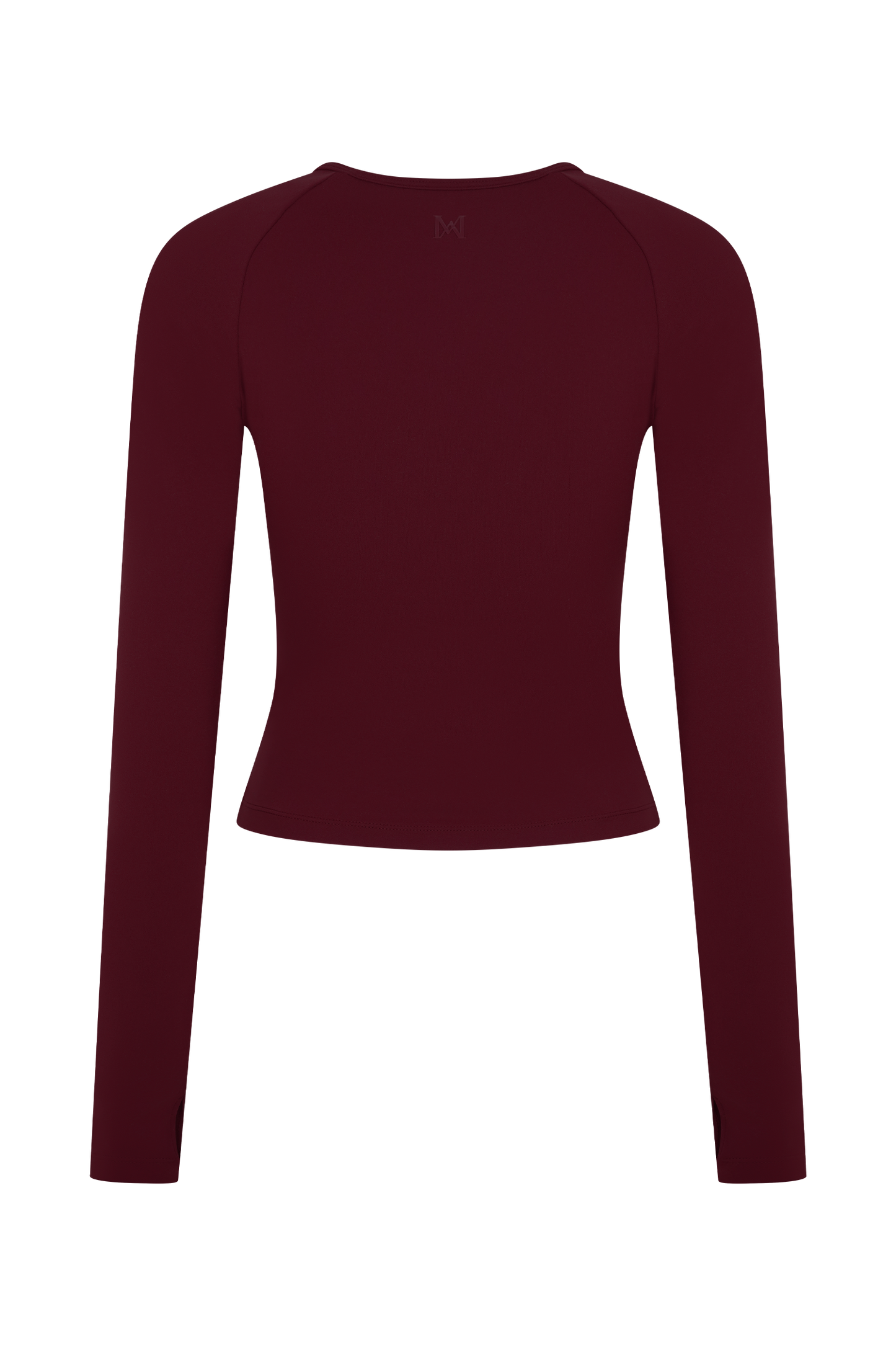 Eliana Long Sleeve Active Top - Burgundy