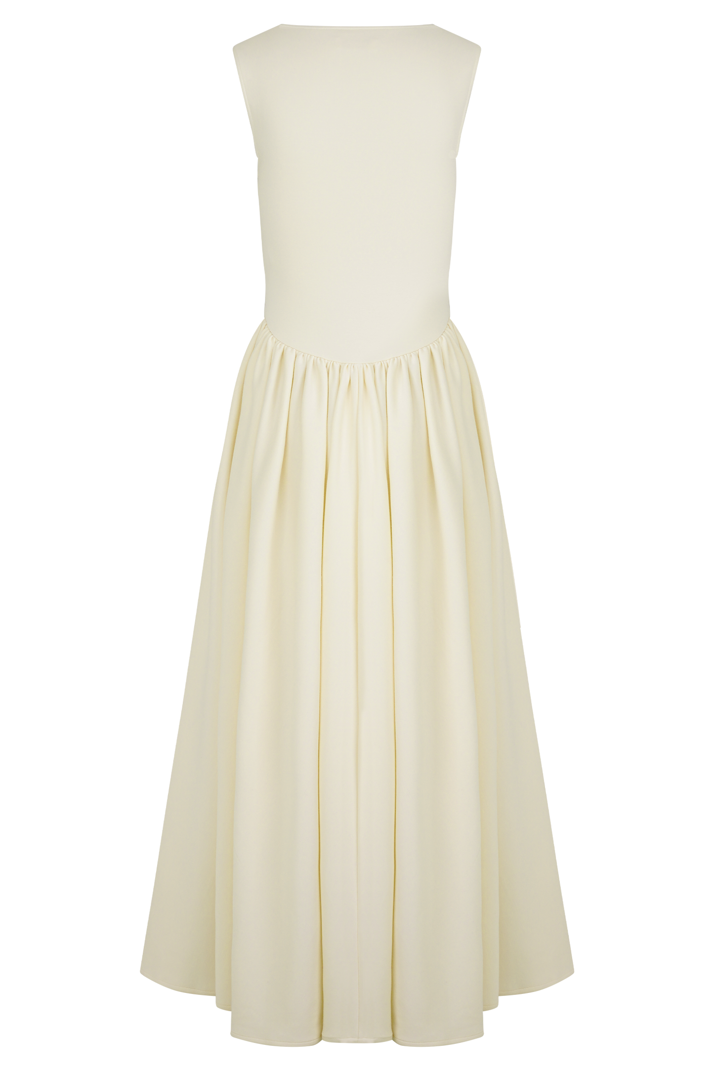 Sharon Scuba Jersey Midi Dress - Ivory