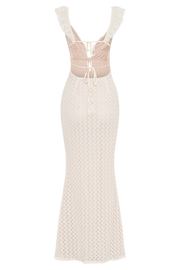 Ezra Lace Maxi Dress - Ivory