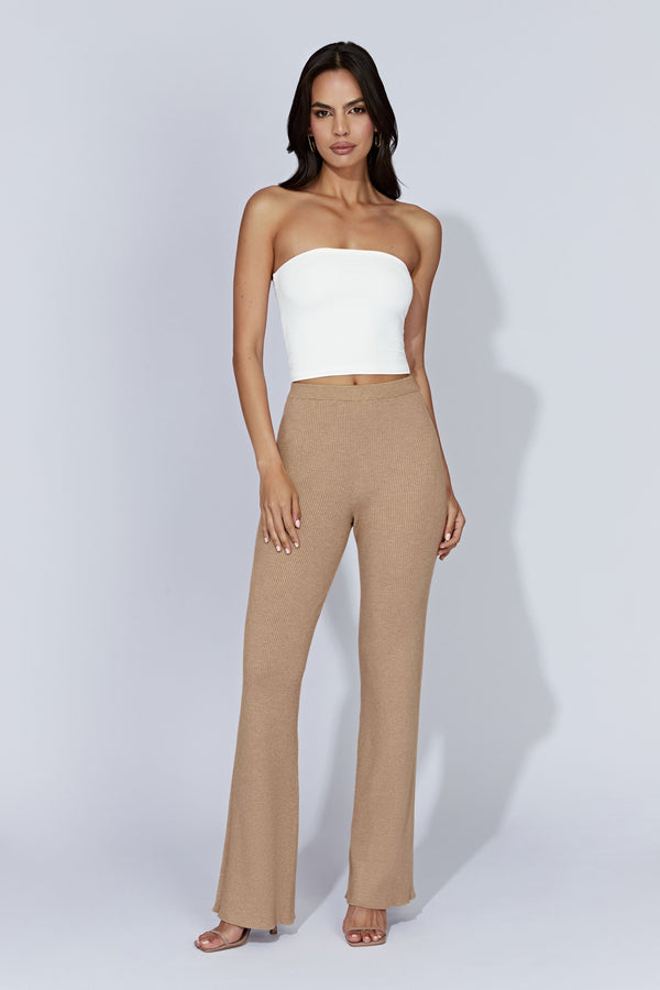 Jovie Knit Pants - Taupe