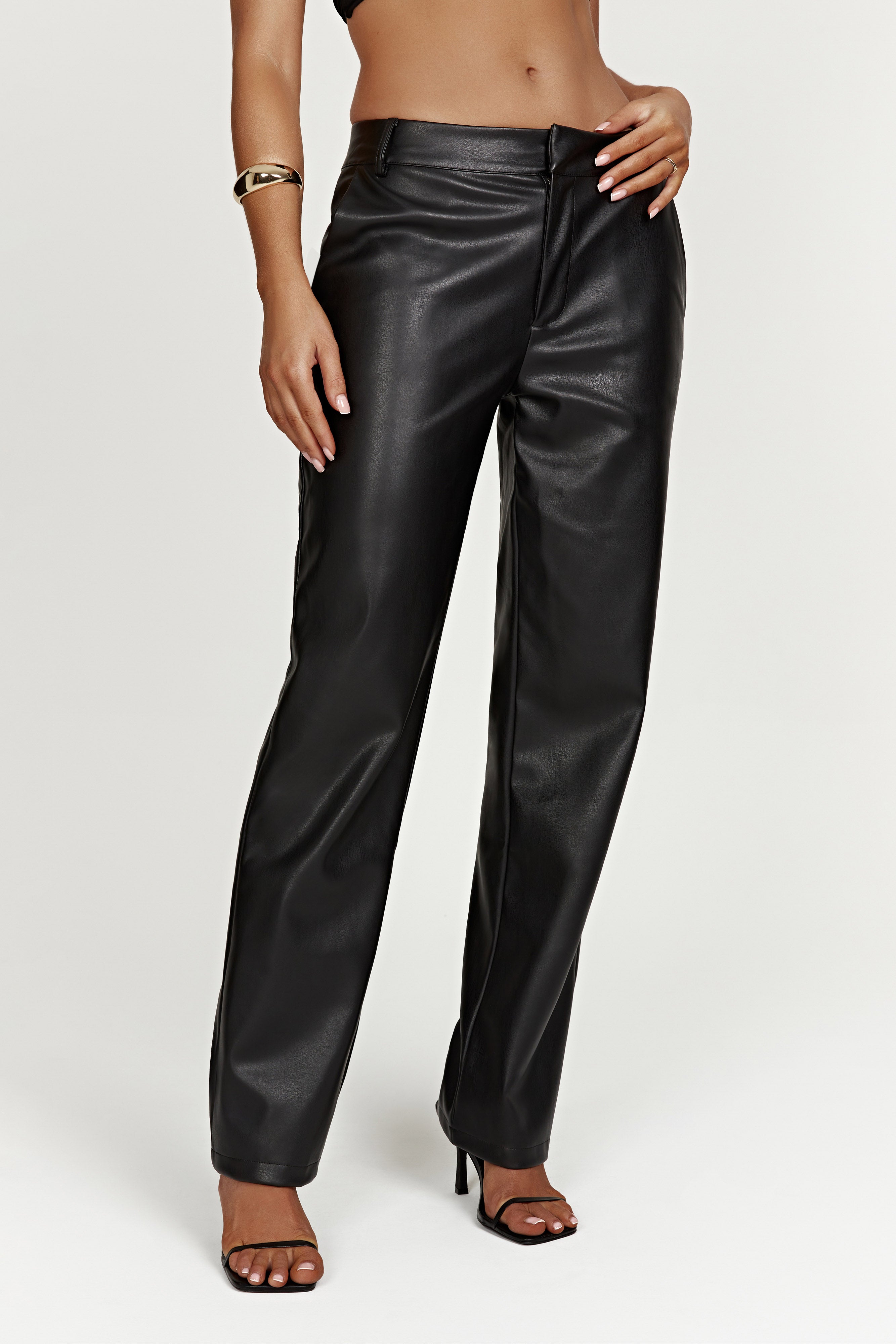 Meshki leather pants clearance