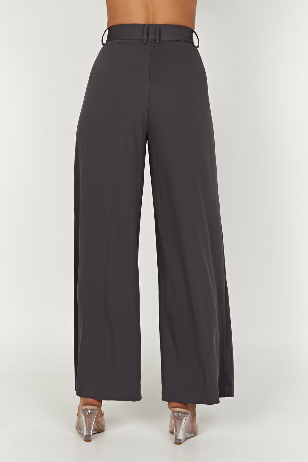 Jemima Straight Leg Pants - Charcoal