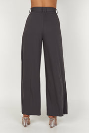 Jemima Straight Leg Pants - Charcoal