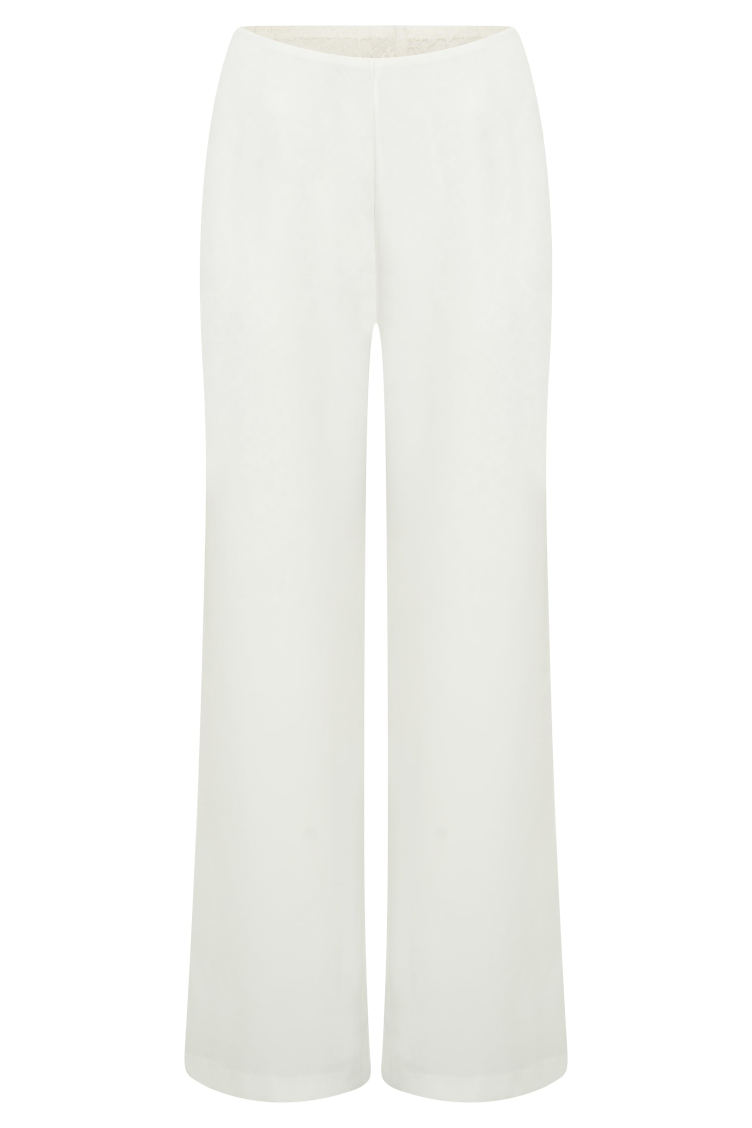 Estee Split Lace Pants White MESHKI